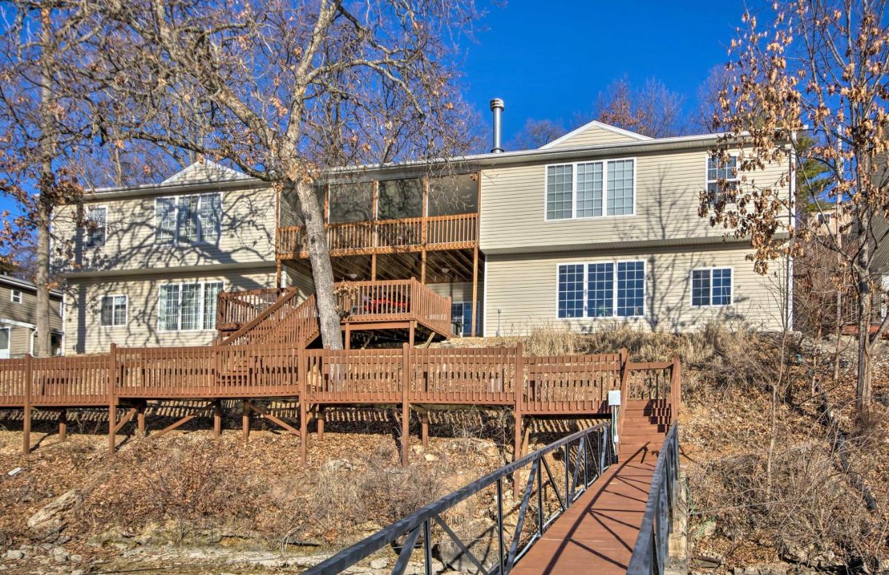 Waterfront Townhome With Private Dock And Lake Views Lake Ozark Exterior foto